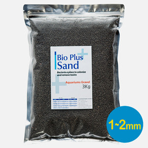 bizidduk바이오 플러스 샌드(블랙) 3kg (1~2mm)